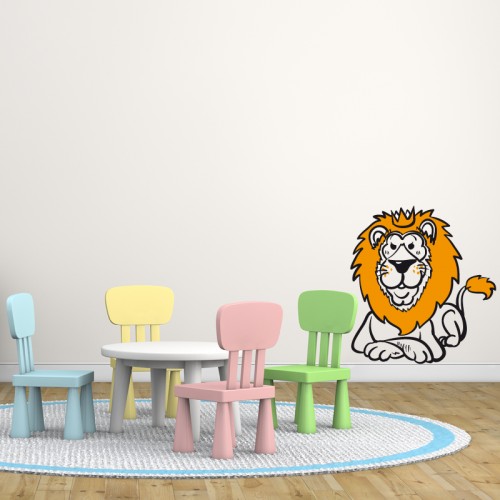 Lion_kids wall sticker