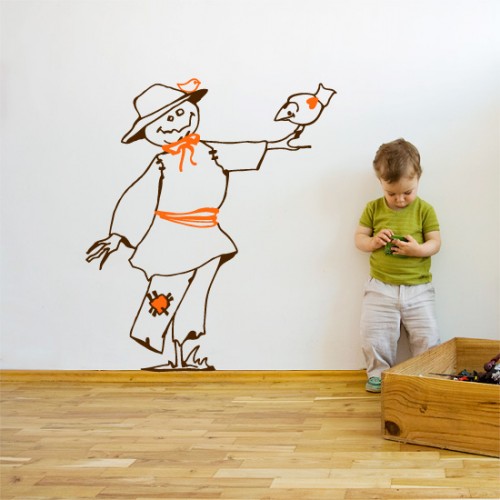 Scarecrow_kids wall sticker