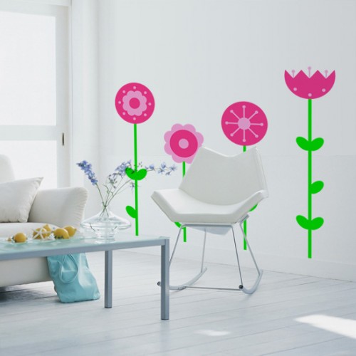 flower garden_wall sticker