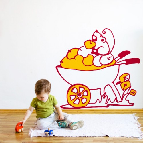 hungry mice_kids wall sticker