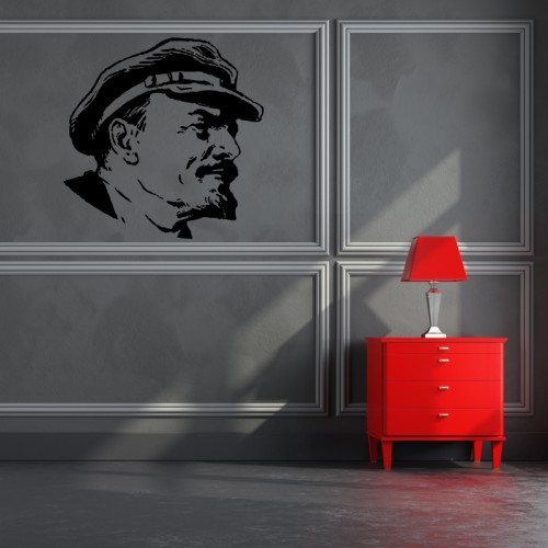 Lenin_wall sticker