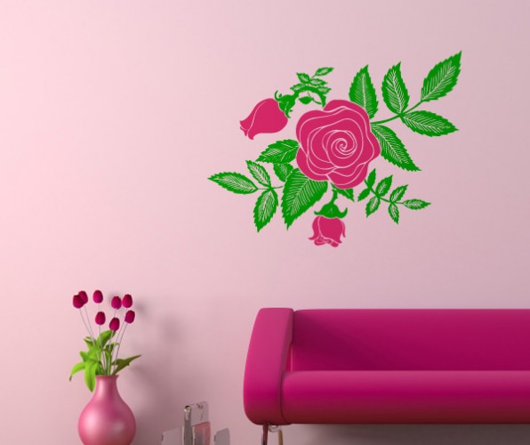 rose_wall sticker